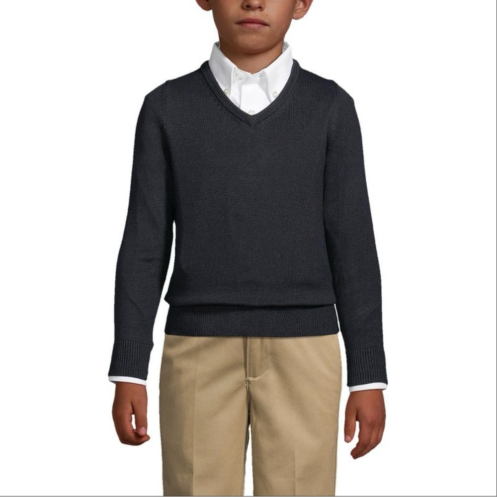HOST PICK! BOYS FINE GAUGE V NECK SWEATER